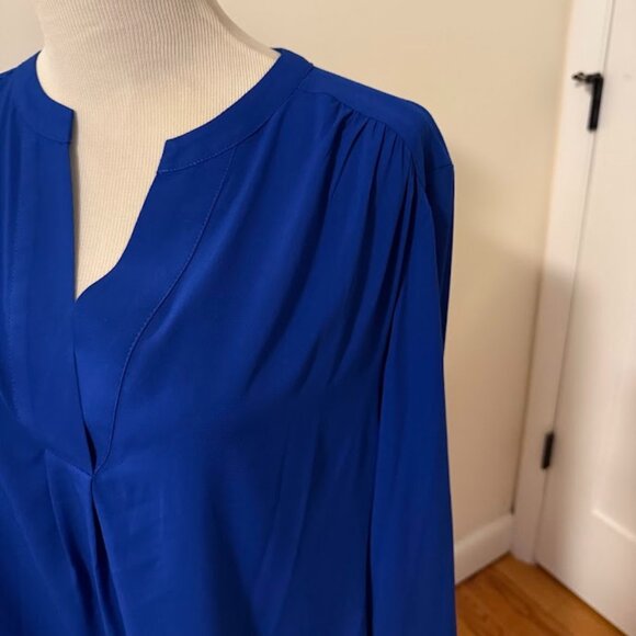 Calvin Klein Blue Tunic Blouse - Picture 2 of 8